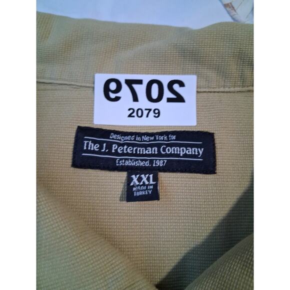 Vintage The J. Peterman Company Mens Size XXL Field Farm Workwear Grunge Shirt - Picture 11 of 15